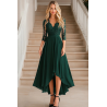 Robe stretch en similicuir